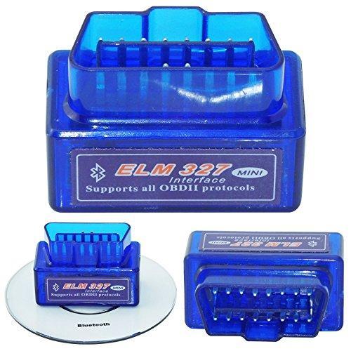Car Bluetooth Super Mini ELM327 Bluetooth V2.1 Car OBD2 Diagnostic Device Scanner For Android IOS >RECOMMENDED by CarGuruDIY<