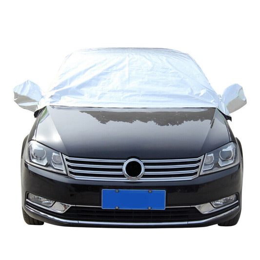 Half Car Cover Top Roof Sun UV Rain Protection Waterproof Outdoor Universal 190T