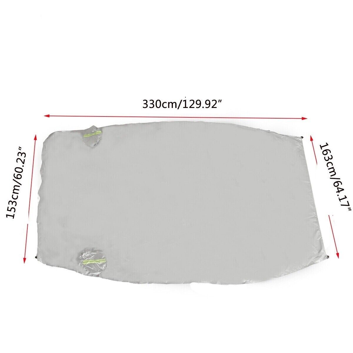 Half Car Cover Top Roof Sun UV  Rain Protection Waterproof Outdoor Universal 190T