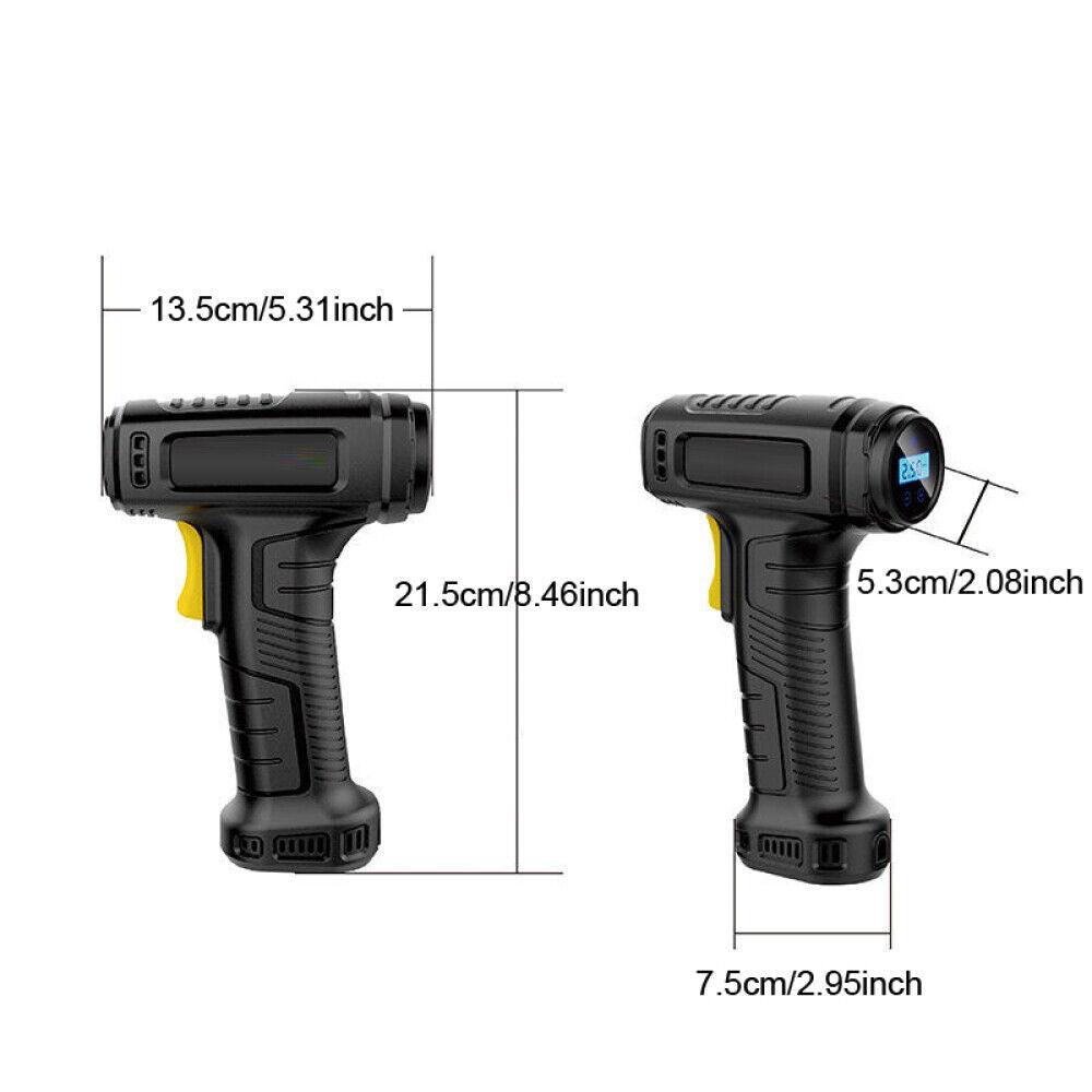 Car Tyre Inflator Cordless Digital USB Rechargeable Tire Air Compressor UK