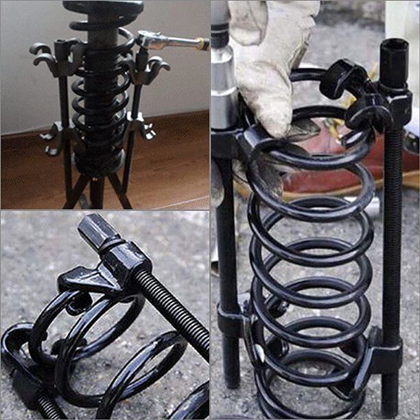 Pair Of Coil Spring Compressor Heavy Duty Suspension Clamps 380mm Tool NEW