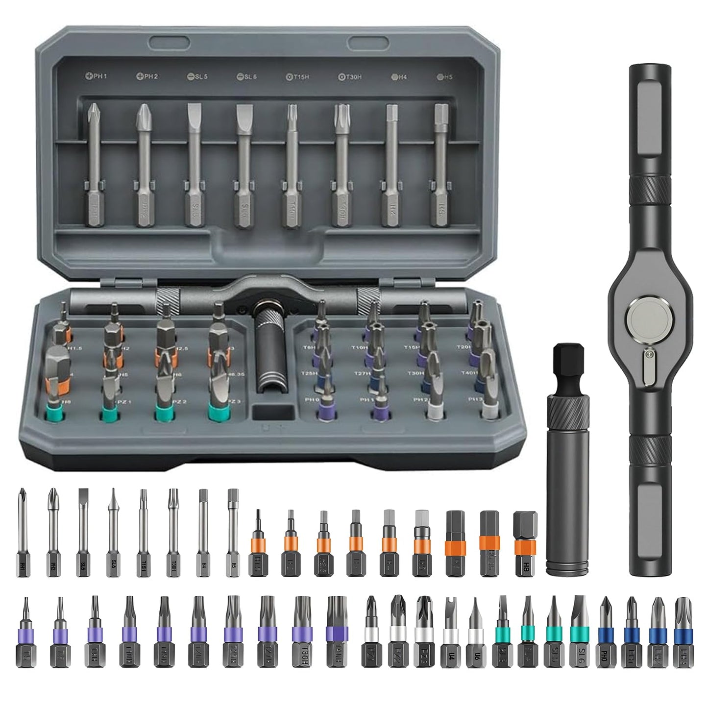 42 Pieces Of Magnetic Screwdrivers