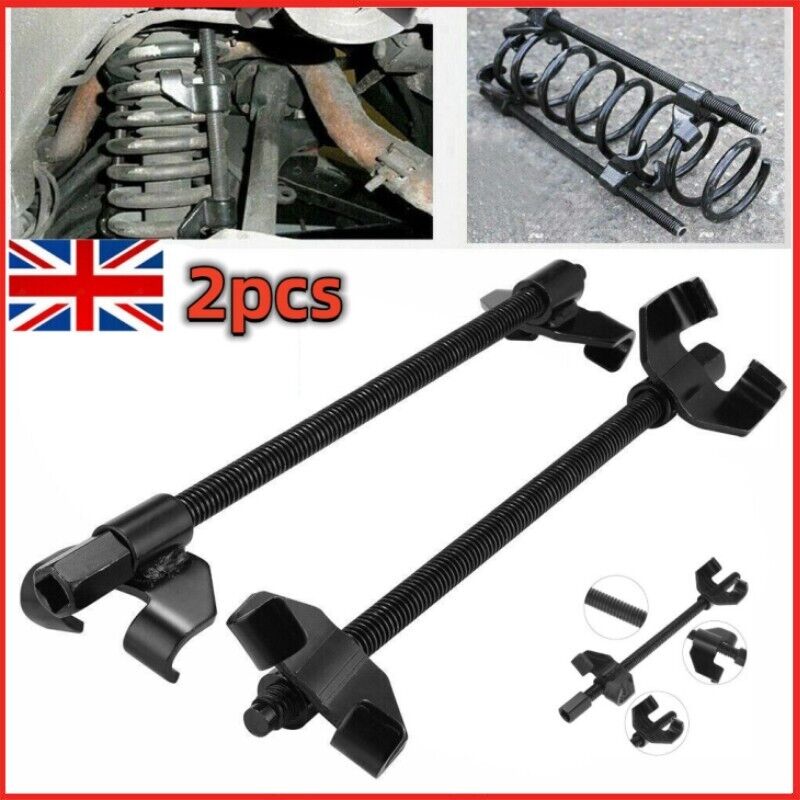 Pair Of Coil Spring Compressor Heavy Duty Suspension Clamps 380mm Tool NEW