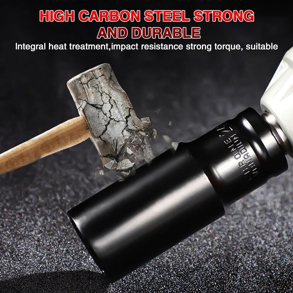 10x Deep Impact Socket Set 1 2 Drive Long Reach Thin Wall Metric Socket 10-24mm