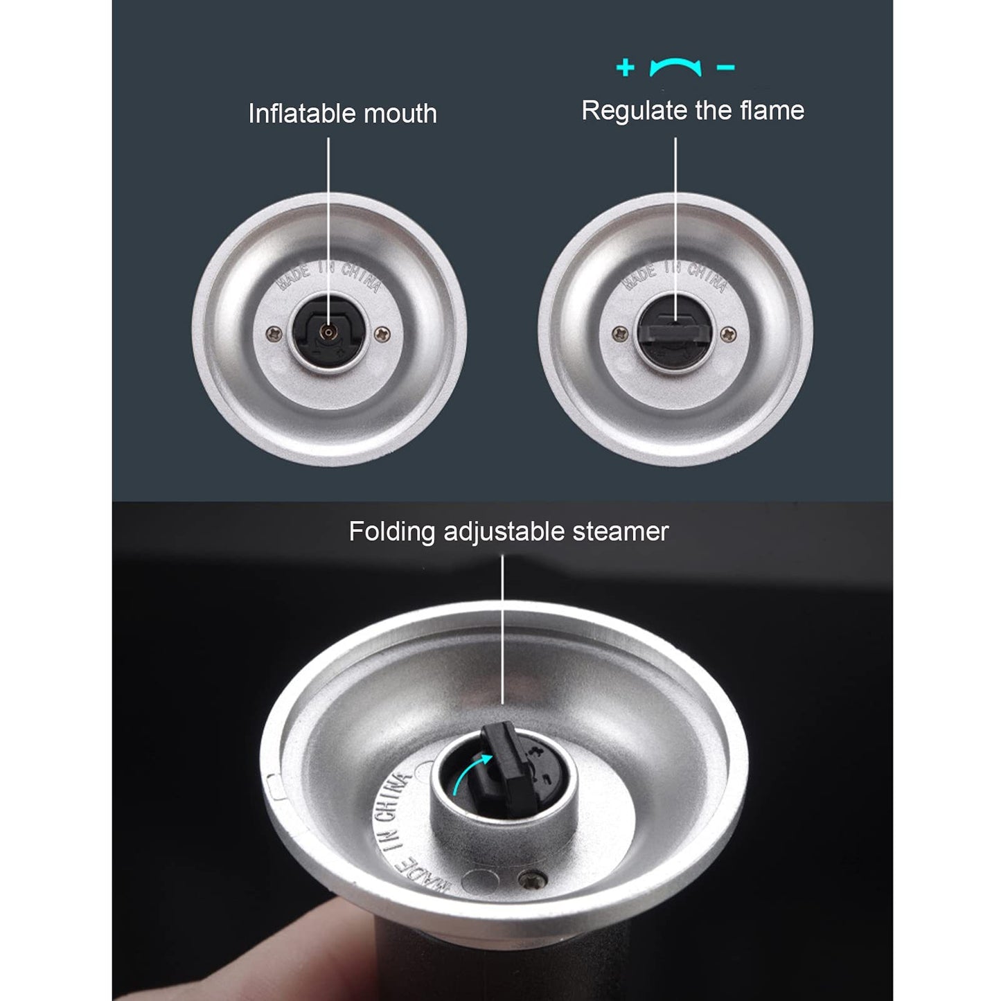 Miniature Gas Torch Welding Ignition Tool Head - Blue