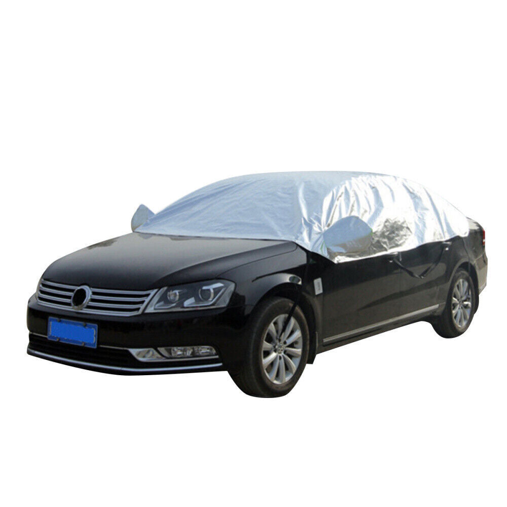 Half Car Cover Top Roof Sun UV  Rain Protection Waterproof Outdoor Universal 190T
