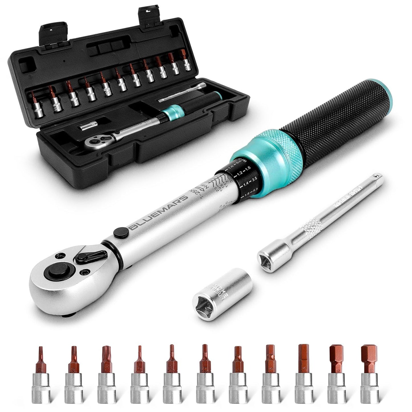 15-piece Bicycle Torque Wrench Set