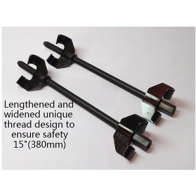 Pair Of Coil Spring Compressor Heavy Duty Suspension Clamps 380mm Tool NEW